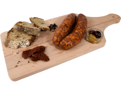 Planche Saucisse de Montbéliard IGP Tuyé du Papy Gaby